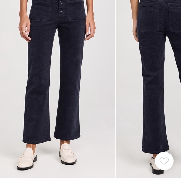 Apiece Apart Slim Marston Corduroy Pants Size 0 Midnight - Picture 5 of 10